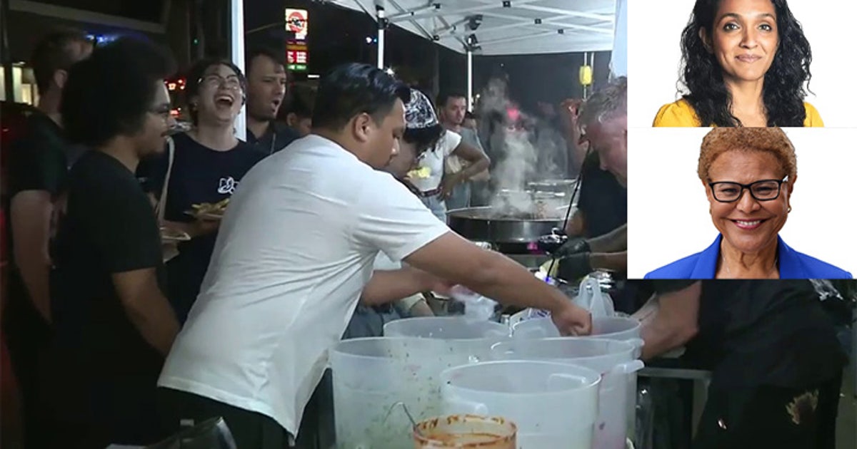 Bass and Raman clash over street vendors: Placement, permits, and restaurant competition