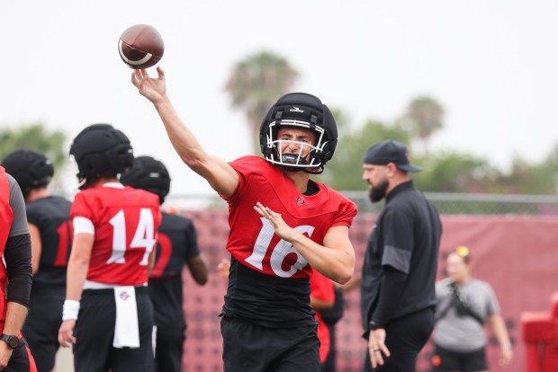 Draiden Trudeau prepped just up the road at Mission Viejo High School. (Kristian Carreon / The San Diego Union-Tribune)