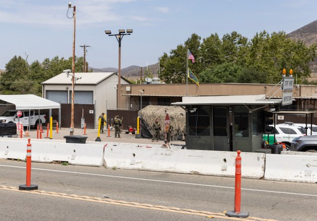Jamul, CA - The Highway 94 United States Border Patrol Checkpoint on Friday, July 17, 2026, in Jamul, CA. (Luke Johnson / The San Diego Union-Tribune)