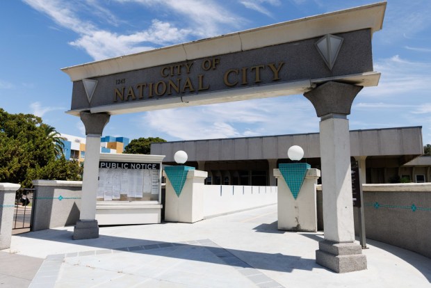 San Diego, California - National City City Hall, as seen on Saturday, Aug. 15, 2026. (Kristian Carreon / The San Diego Union-Tribune)