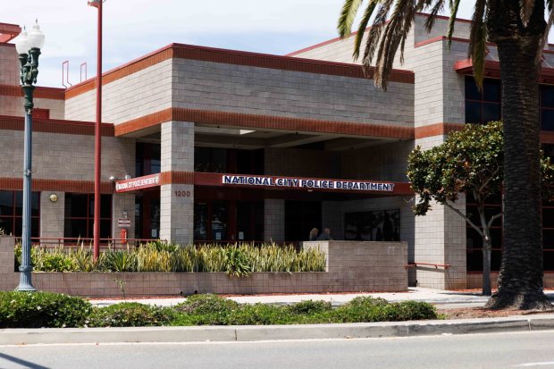 San Diego, California - The police department in National City on Saturday, Aug. 15, 2026. (Kristian Carreon / The San Diego Union-Tribune)