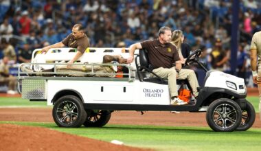 Padres lose game to Rays, Luis Rengifo to knee injury