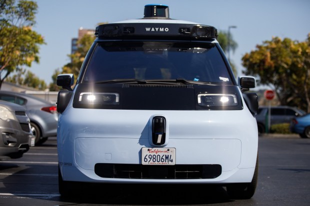 San Diego, California - A Waymo Ojai, as shown on Thursday, Aug. 20, 2026. (Kristian Carreon / The San Diego Union-Tribune)