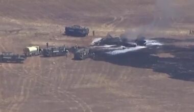 Marine Corps says F-35B stealth fighter crashed in California, pilot ejected
