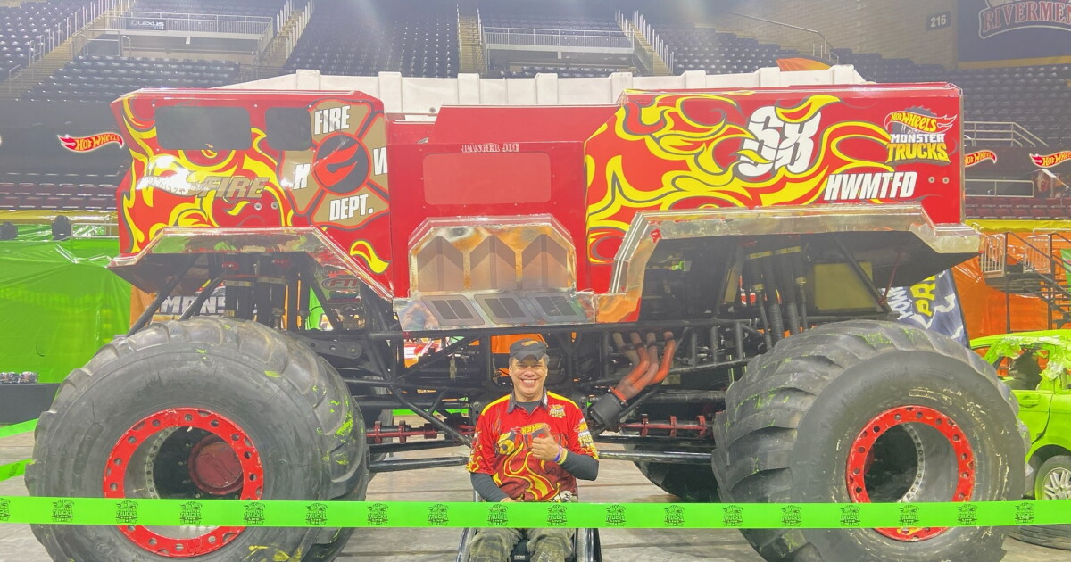 Vets Voice: Army Ranger drives monster trucks after paralysis