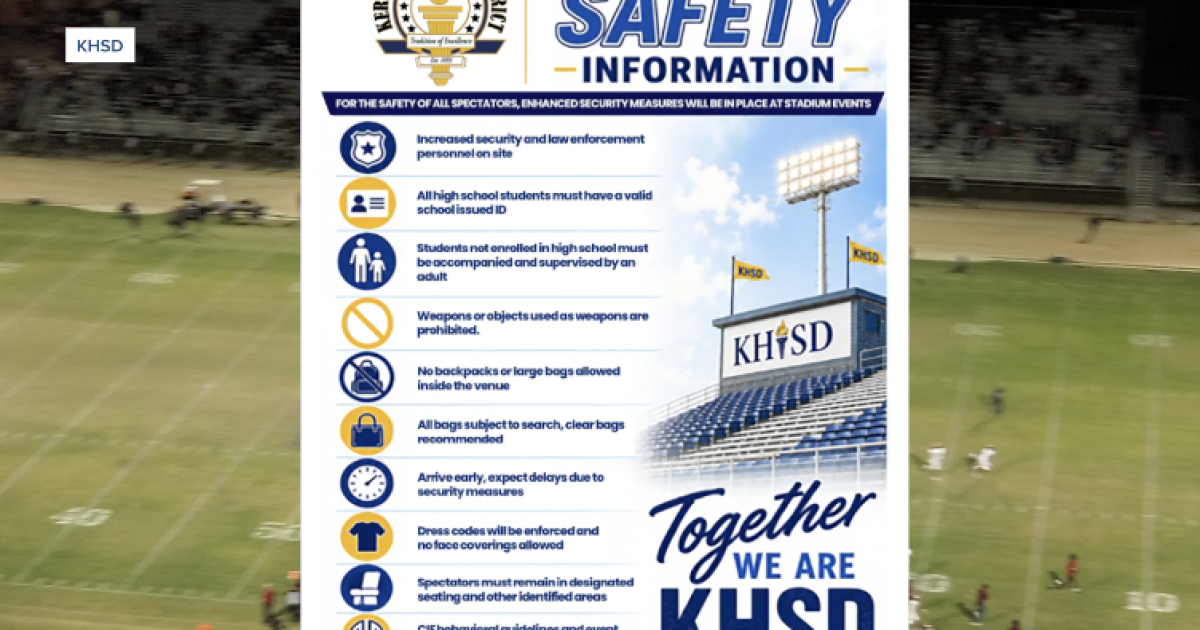 KHSD rolls out new stadium security rules after deadly shooting