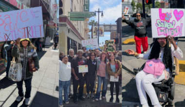 Community members protest closure of Hospitality House’s 6th St Center