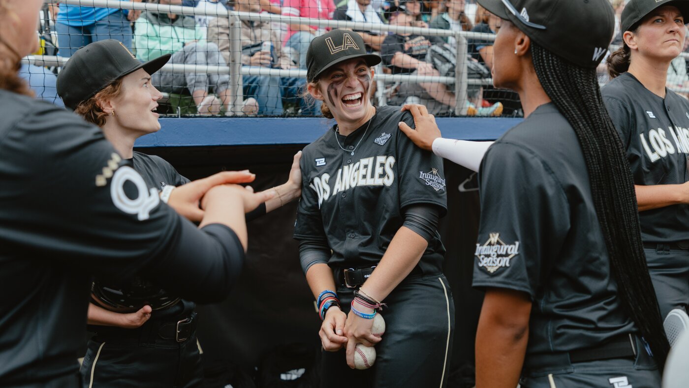 The Women's Professional Baseball League makes its historic debut : The Picture Show : NPR