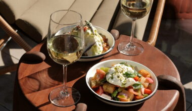 Dinner and a movie on a DTLA rooftop — and a wine list that won’t wreck your budget