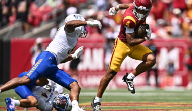 No. 14 USC beats San Jose State 42-26