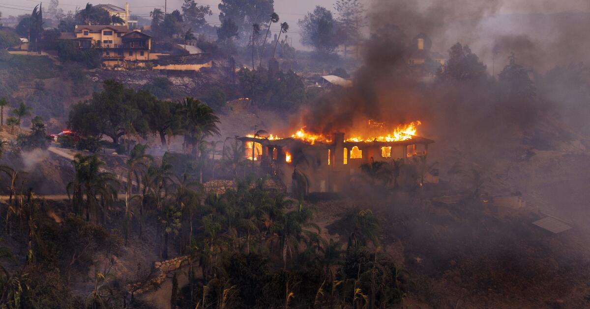 The percentage of homes surviving wildfires is dropping
