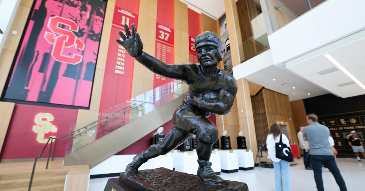 From napkin to crown jewel: Inside USC's football training center