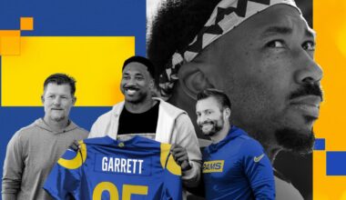 Myles Garrett's new Rams teammates awed by his 'monster energy'