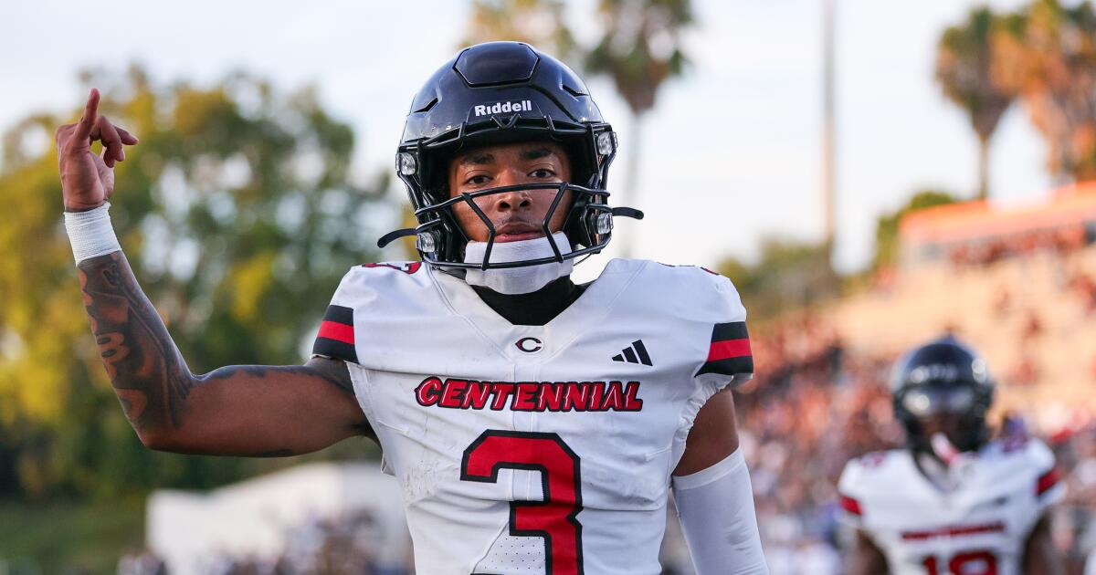 This week's top high school football games