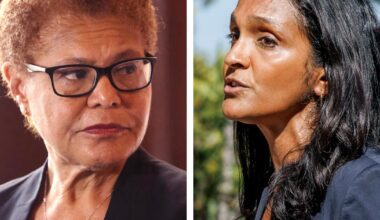Mayor Karen Bass and Nithya Raman face off in first debate in runoff election