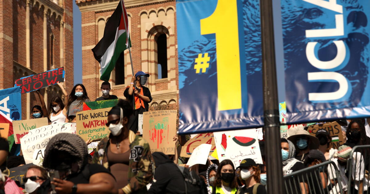UCLA pro-Palestinian protester sues UC over student discipline