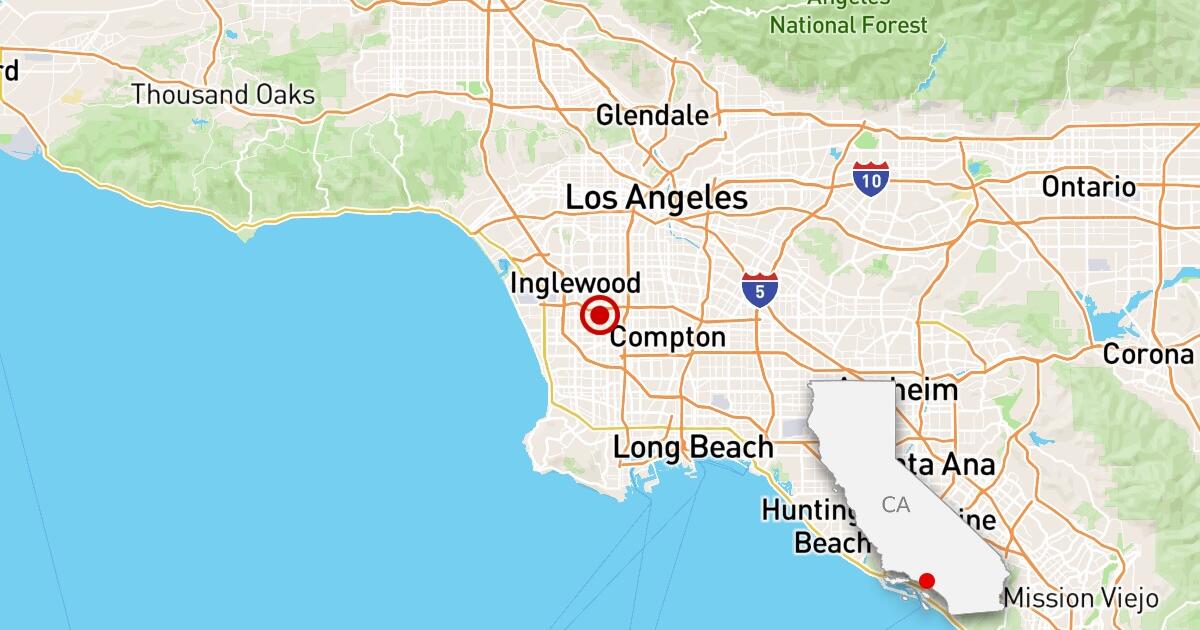 Magnitude 2.6 earthquake jars swath of Los Angeles