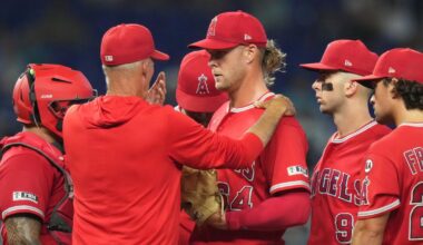 Pitching struggles doom Angels in blowout loss to Marlins