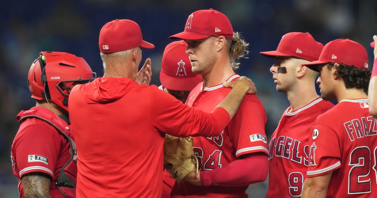 Pitching struggles doom Angels in blowout loss to Marlins