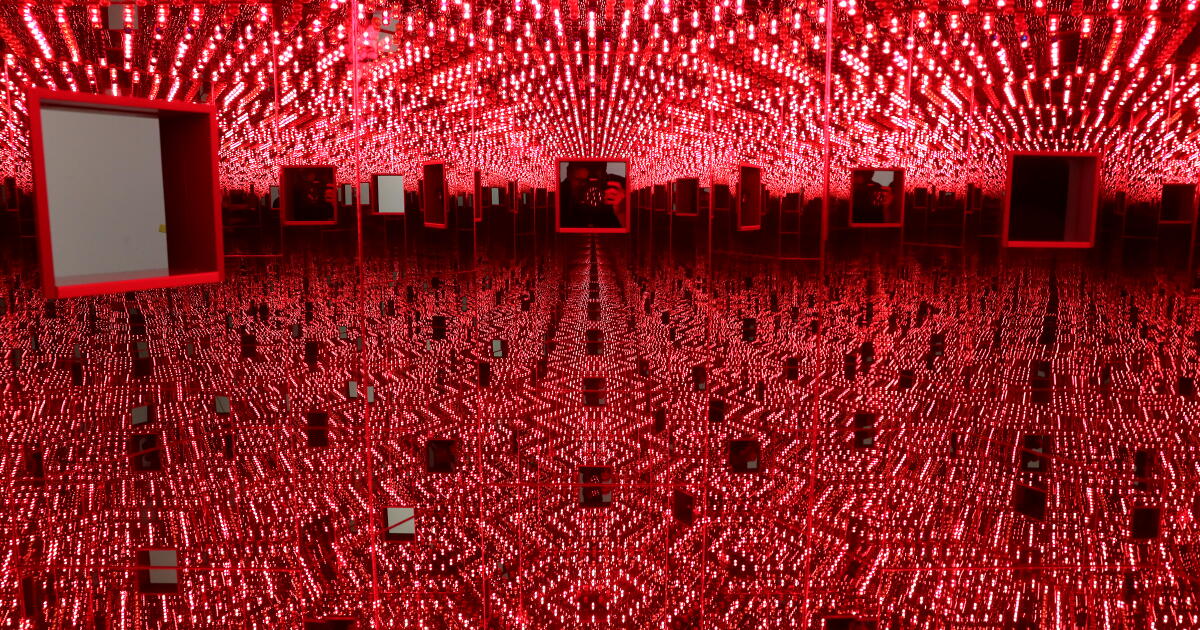 The divine peace of Yayoi Kusama's Infinity Mirror Rooms at the Broad