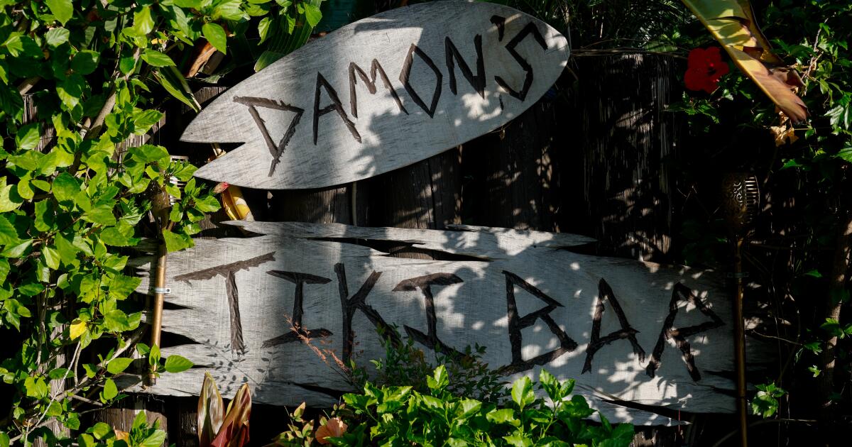 I grew up at Glendale tiki steakhouse Damon's, so I named my son after it