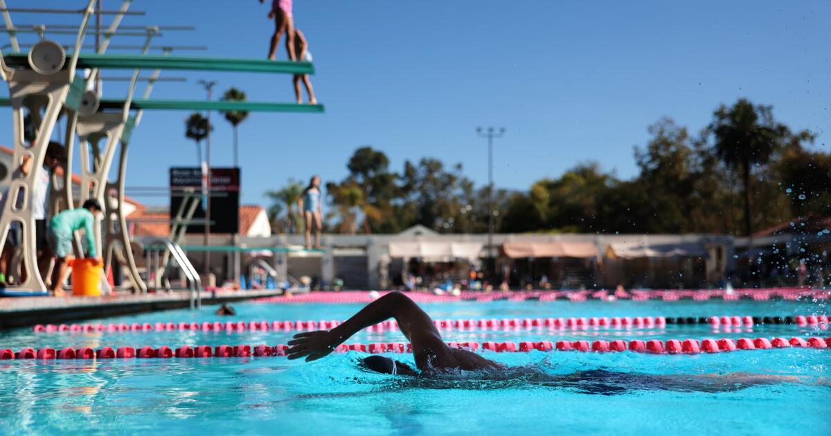 A possible year-plus shutdown for the Olympics worries patrons of the Rose Bowl Aquatics Center