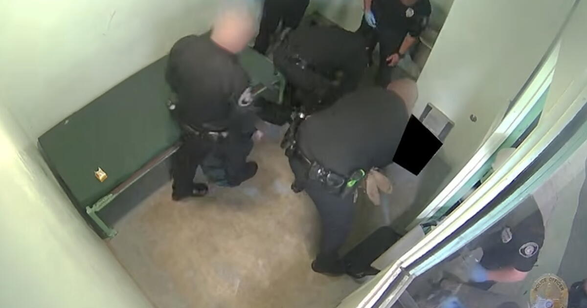 LAPD releases video of officers beating jail inmate who later died
