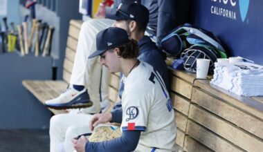 Justin Wrobleski struggles, Jacob Misiorowski shines in Dodgers' loss