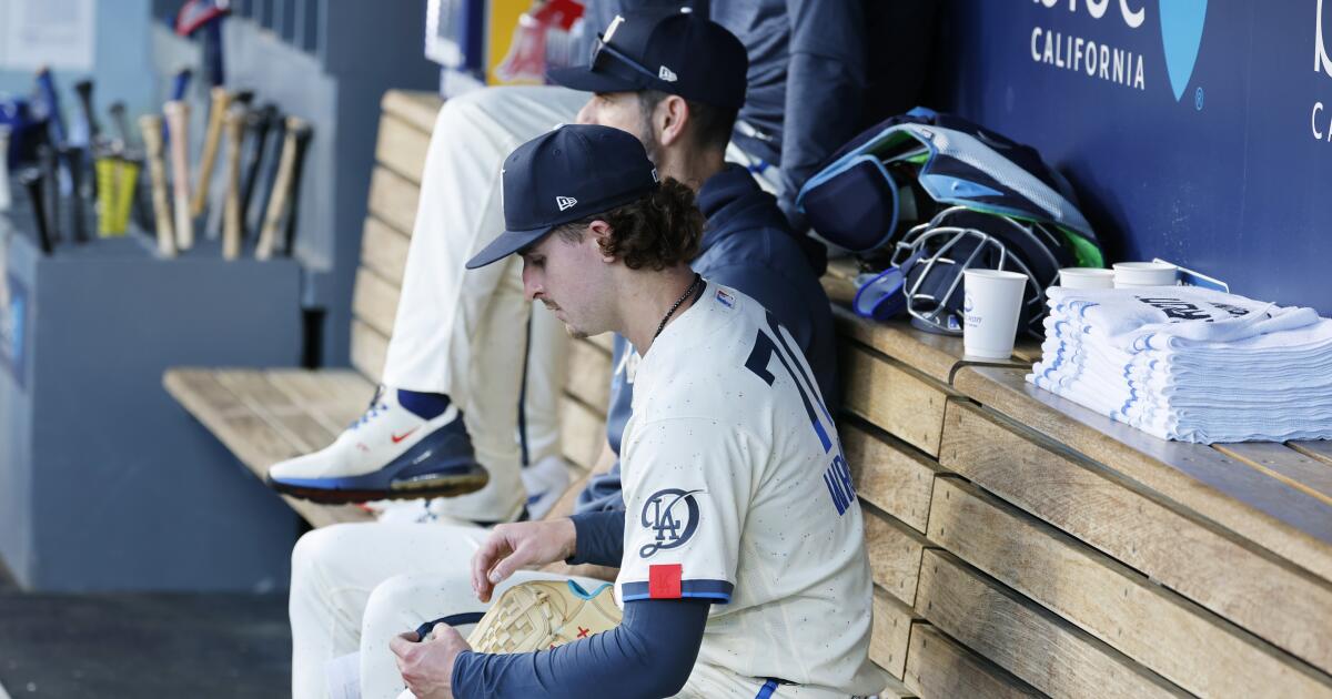 Justin Wrobleski struggles, Jacob Misiorowski shines in Dodgers' loss