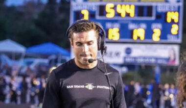 Prep talk: Rookie football coach Dylan O'Leary has San Dimas at 2-0