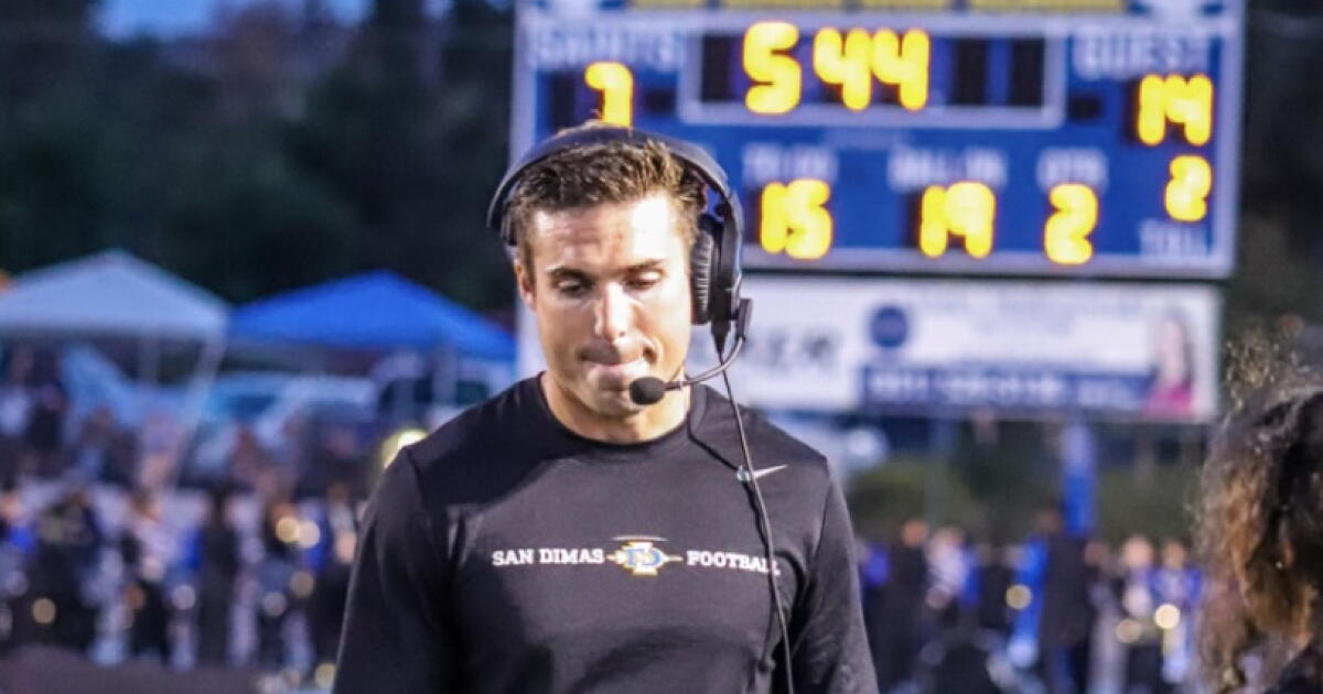 Prep talk: Rookie football coach Dylan O'Leary has San Dimas at 2-0