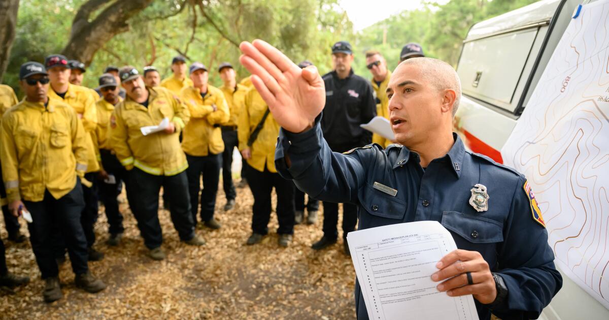 Federal wildfire crews are stretched thin. California is stepping in to help