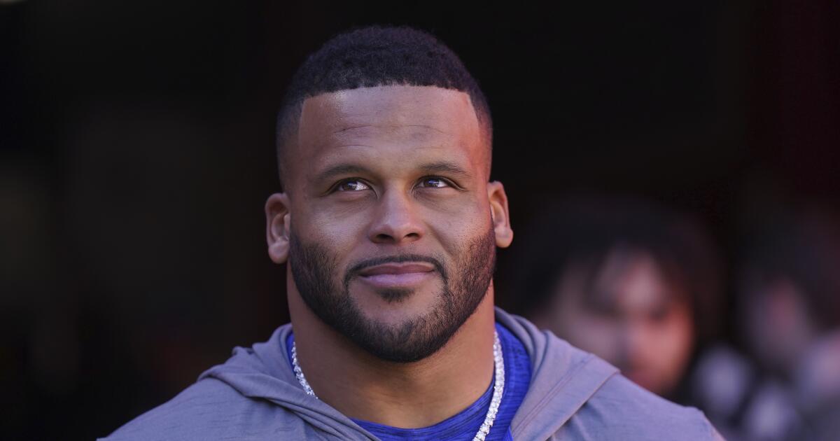Sean McVay on Aaron Donald's Rams return: 'We’re not at that point'