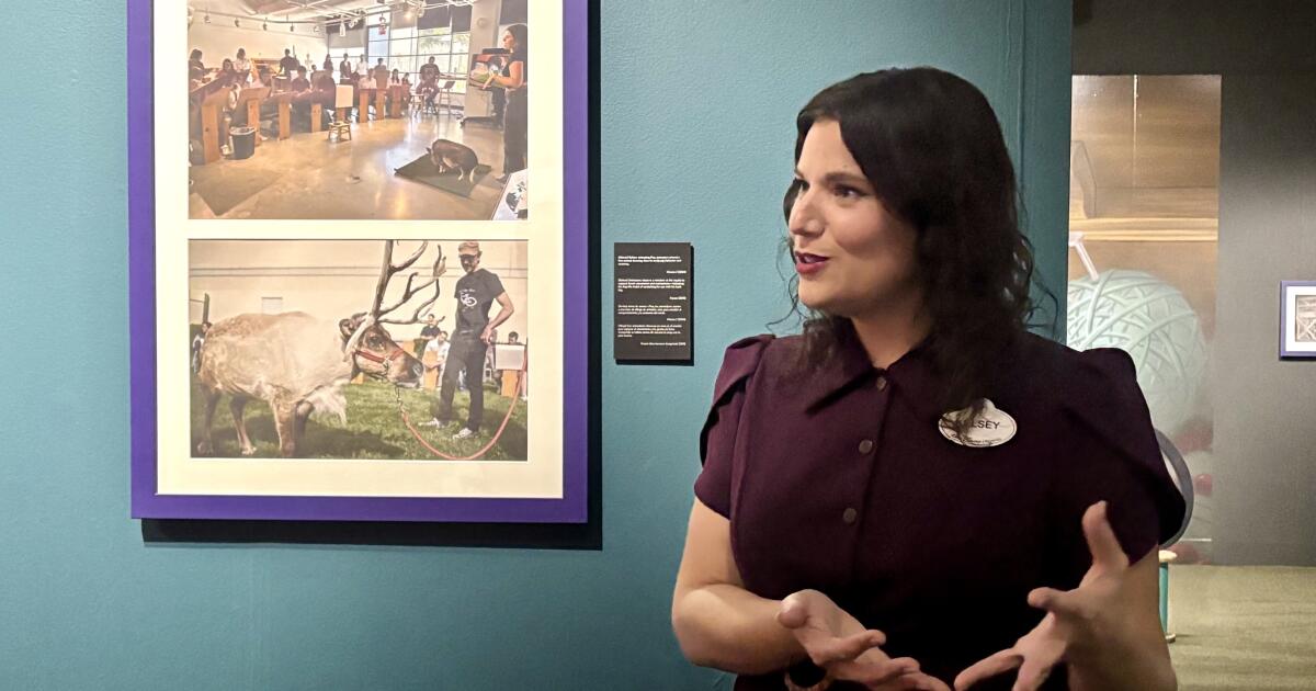 Anaheim exhibition explores the relationship between Disney animators and live-action actors, animals, props