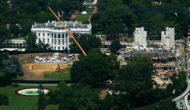 Trump cites national security as Supreme Court weighs challenge to ballroom