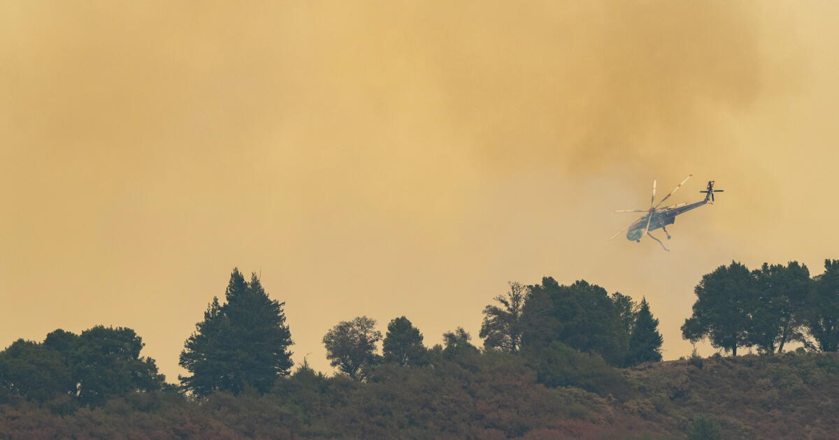 Firefighters struggling to get a handle on Timber fire as blaze surges again in Big Sur