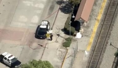 Man stabbed to death on Metrolink platform in San Fernando Valley