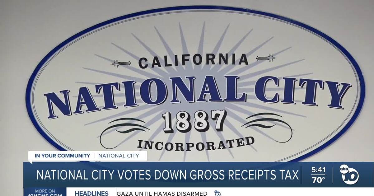 National City Council rejects business tax measure for November ballot