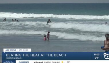 Hot temperatures bring crowds to Mission Beach businesses