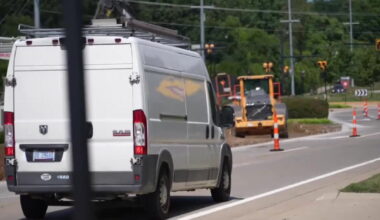 Freshly paved Oakland County road torn up again by utility work