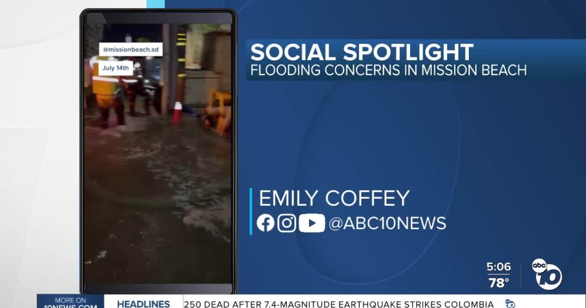 Seven-foot tides could flood Mission Beach streets, raising damage concerns