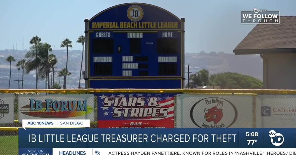 Imperial Beach Little League treasurer accused of embezzling nearly $96,000