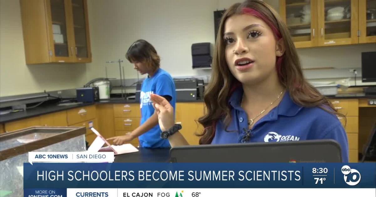 High Schoolers become summer scientists at USD