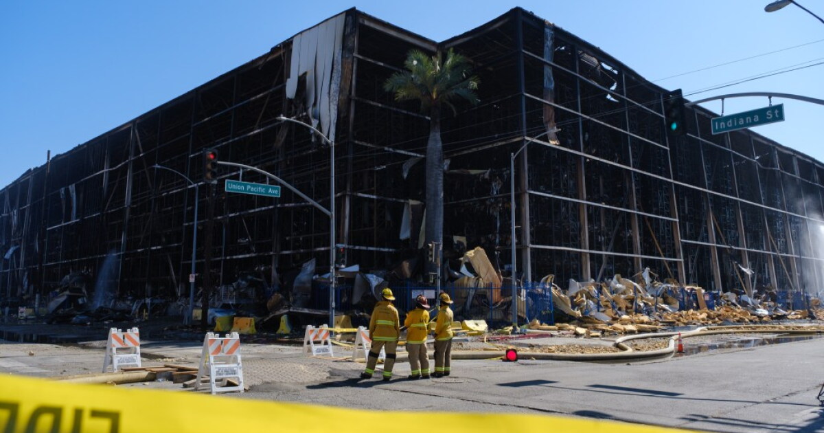 The Lineage fire sent toxic runoff down the LA River. Why didn’t Long Beach close its beaches?