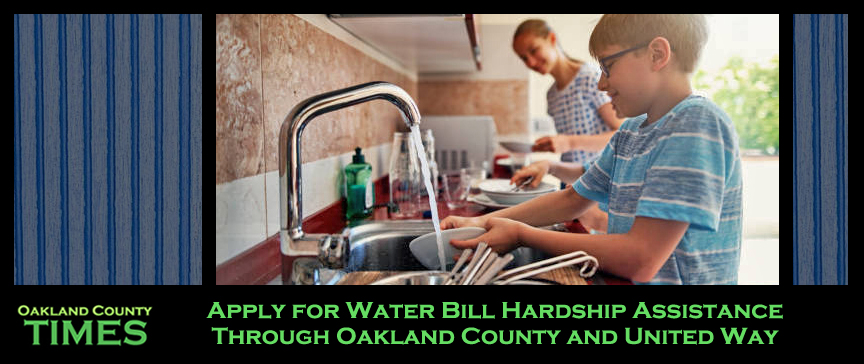 Apply for Water Bill Hardship Assistance Through Oakland County and United Way