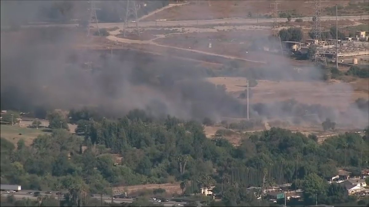 Brush fire burns in Whittier Narrows – NBC Los Angeles