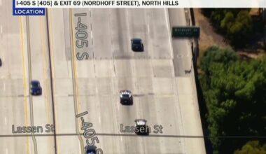 LA police chase: Wild pursuit of burglary suspect in San Fernando Valley ends in crash