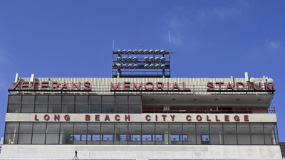 In 1950, Long Beach opened Veterans Memorial Stadium; sold to its city college for $1 in 1987, it is now being replaced by a $250 million, 285,453-sq-ft sports complex