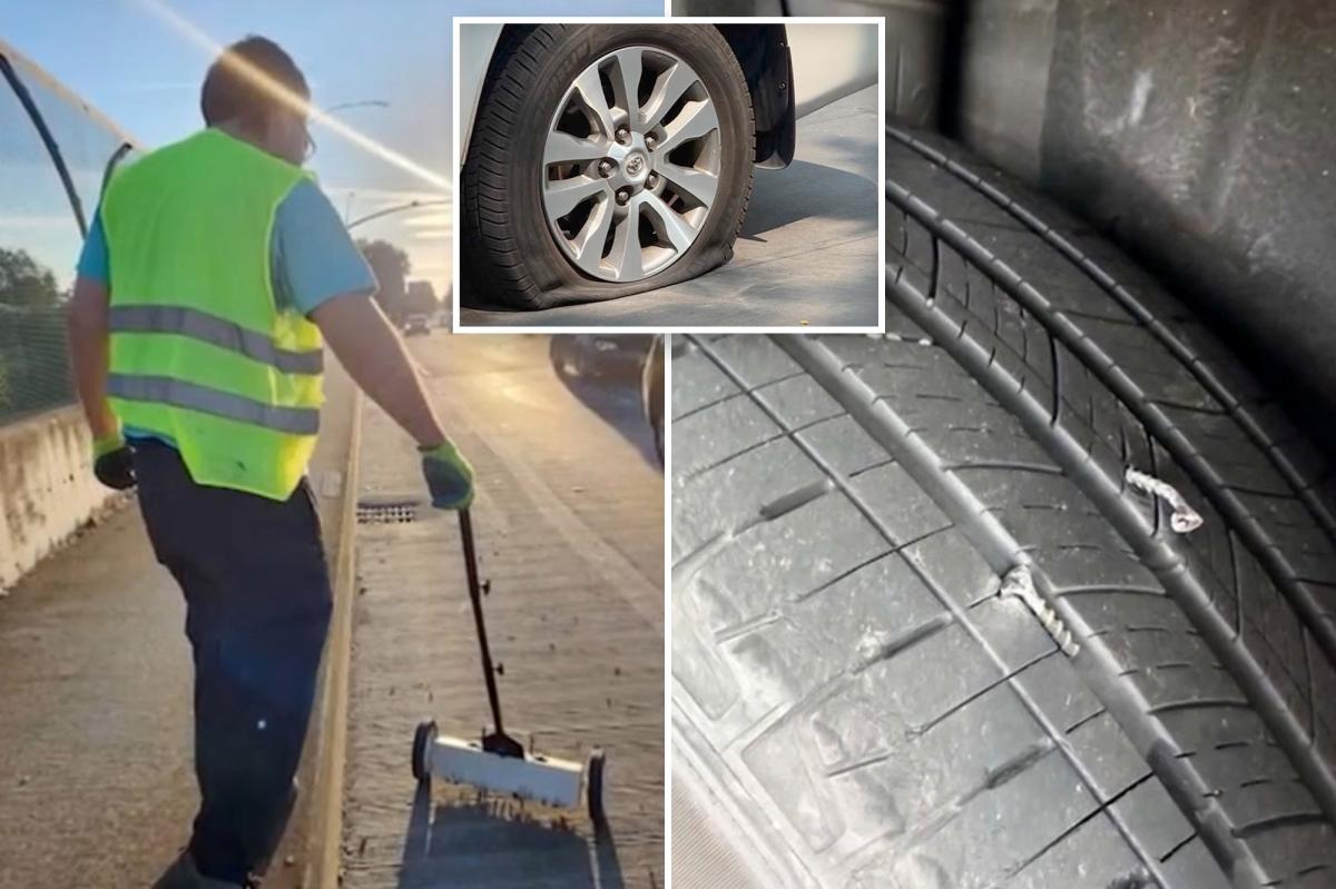 Sacramento suburb wrecked with wave of flat tires from the screws