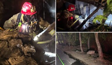 Secret homeless bunker discovered near Santa Barbara path after fire